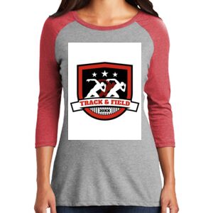 TriBlend Women's 3/4 Raglan Tee Thumbnail