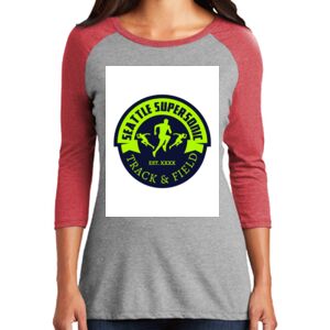 TriBlend Women's 3/4 Raglan Tee Thumbnail