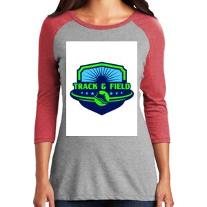 TriBlend Women's 3/4 Raglan Tee Thumbnail