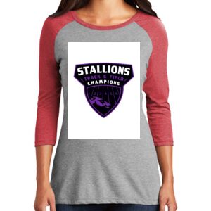 TriBlend Women's 3/4 Raglan Tee Thumbnail