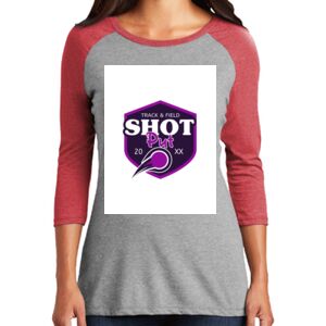 TriBlend Women's 3/4 Raglan Tee Thumbnail