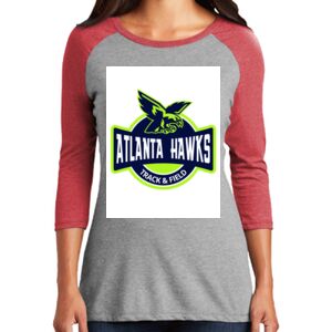 TriBlend Women's 3/4 Raglan Tee Thumbnail