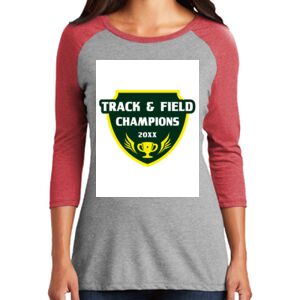 TriBlend Women's 3/4 Raglan Tee Thumbnail