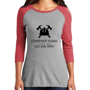 TriBlend Women's 3/4 Raglan Tee Thumbnail