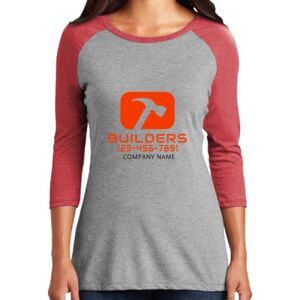 TriBlend Women's 3/4 Raglan Tee Thumbnail