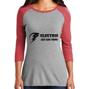 TriBlend Women's 3/4 Raglan Tee Thumbnail