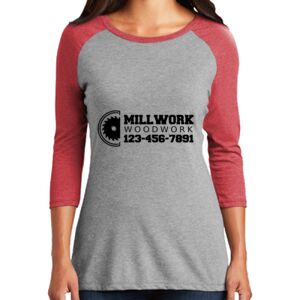 TriBlend Women's 3/4 Raglan Tee Thumbnail