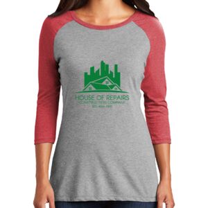 TriBlend Women's 3/4 Raglan Tee Thumbnail