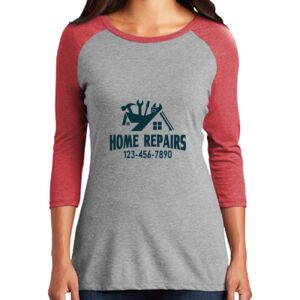 TriBlend Women's 3/4 Raglan Tee Thumbnail