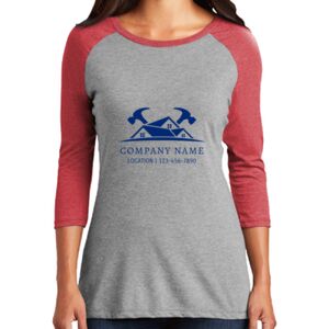 TriBlend Women's 3/4 Raglan Tee Thumbnail