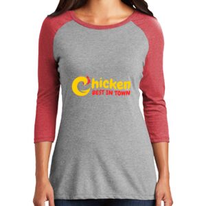 TriBlend Women's 3/4 Raglan Tee Thumbnail