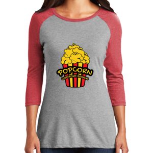 TriBlend Women's 3/4 Raglan Tee Thumbnail