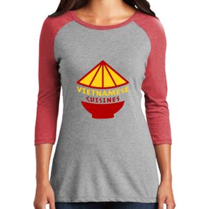 TriBlend Women's 3/4 Raglan Tee Thumbnail