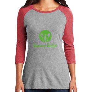TriBlend Women's 3/4 Raglan Tee Thumbnail