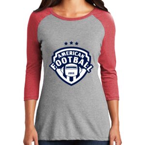 TriBlend Women's 3/4 Raglan Tee Thumbnail