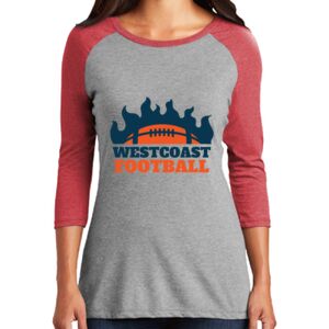 TriBlend Women's 3/4 Raglan Tee Thumbnail