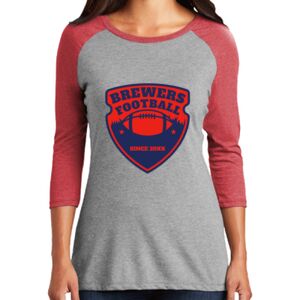 TriBlend Women's 3/4 Raglan Tee Thumbnail