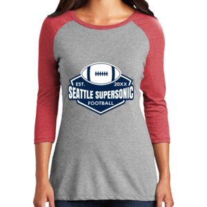 TriBlend Women's 3/4 Raglan Tee Thumbnail