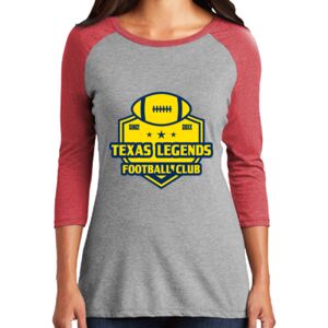 TriBlend Women's 3/4 Raglan Tee Thumbnail