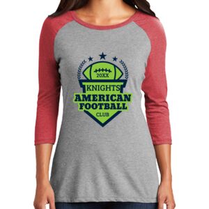 TriBlend Women's 3/4 Raglan Tee Thumbnail