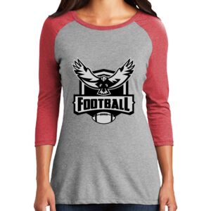 TriBlend Women's 3/4 Raglan Tee Thumbnail