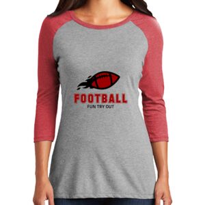 TriBlend Women's 3/4 Raglan Tee Thumbnail