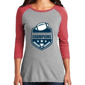 TriBlend Women's 3/4 Raglan Tee Thumbnail