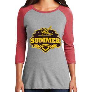 TriBlend Women's 3/4 Raglan Tee Thumbnail