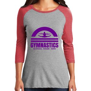 TriBlend Women's 3/4 Raglan Tee Thumbnail