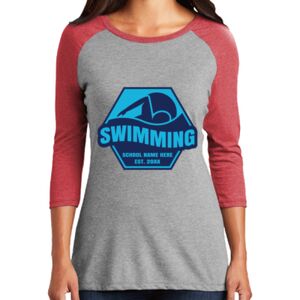 TriBlend Women's 3/4 Raglan Tee Thumbnail