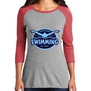 TriBlend Women's 3/4 Raglan Tee Thumbnail