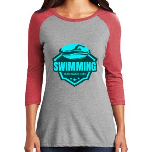 TriBlend Women's 3/4 Raglan Tee Thumbnail