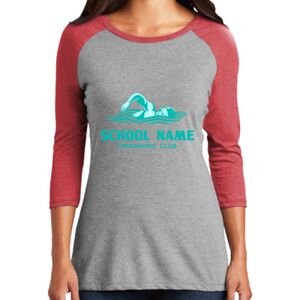 TriBlend Women's 3/4 Raglan Tee Thumbnail