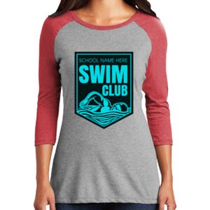 TriBlend Women's 3/4 Raglan Tee Thumbnail