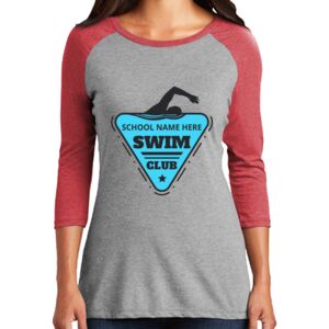 TriBlend Women's 3/4 Raglan Tee Thumbnail