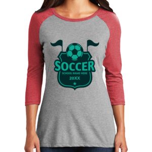 TriBlend Women's 3/4 Raglan Tee Thumbnail