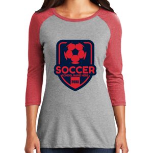 TriBlend Women's 3/4 Raglan Tee Thumbnail