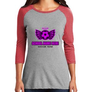 TriBlend Women's 3/4 Raglan Tee Thumbnail