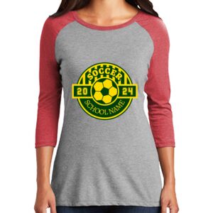 TriBlend Women's 3/4 Raglan Tee Thumbnail