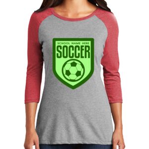 TriBlend Women's 3/4 Raglan Tee Thumbnail
