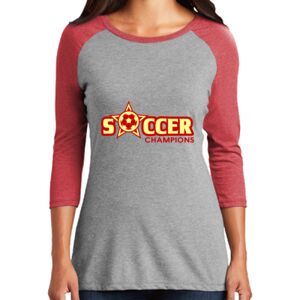 TriBlend Women's 3/4 Raglan Tee Thumbnail