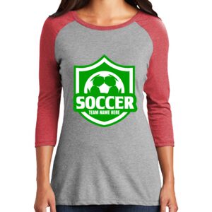 TriBlend Women's 3/4 Raglan Tee Thumbnail