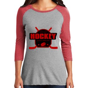 TriBlend Women's 3/4 Raglan Tee Thumbnail