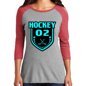 TriBlend Women's 3/4 Raglan Tee Thumbnail