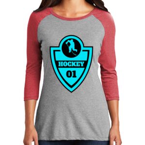 TriBlend Women's 3/4 Raglan Tee Thumbnail