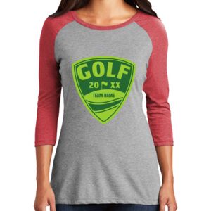 TriBlend Women's 3/4 Raglan Tee Thumbnail