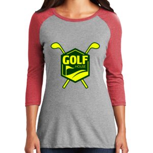 TriBlend Women's 3/4 Raglan Tee Thumbnail