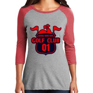 TriBlend Women's 3/4 Raglan Tee Thumbnail