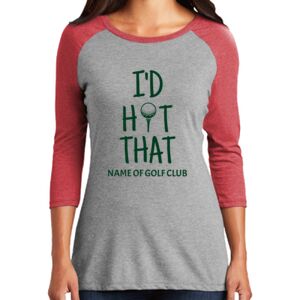 TriBlend Women's 3/4 Raglan Tee Thumbnail