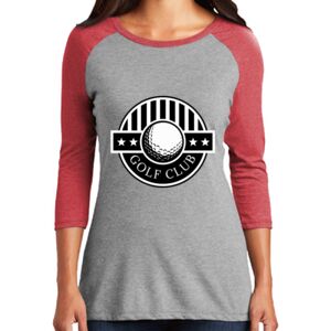 TriBlend Women's 3/4 Raglan Tee Thumbnail